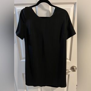 Black shift dress